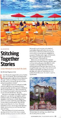 October 22nd, 2016 Stitching Together Stories Linda Weinstock Turns Back The Clock.